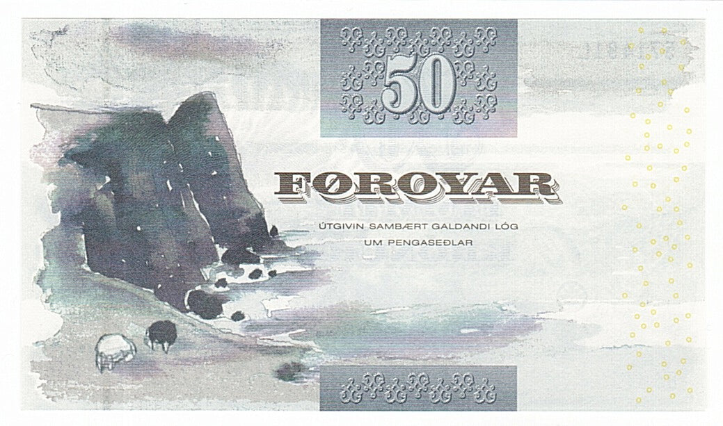 Faeroe Islands, 50 Kronur, 2001, UNC(65-70)