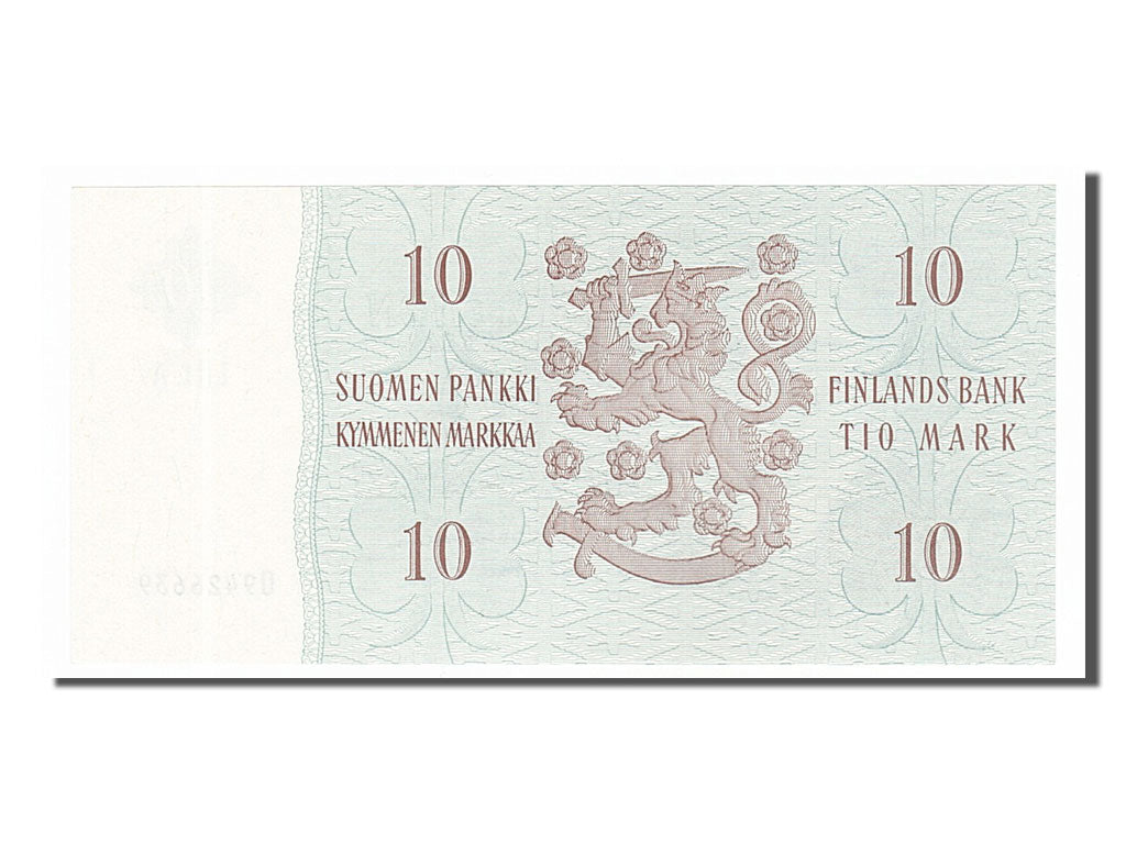 Finland, 10 Markkaa, 1980, KM #112a, UNC(65-70), O9426639