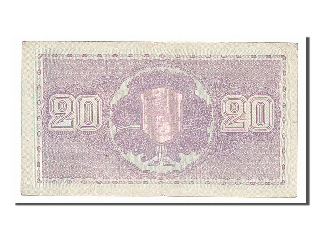 Finland, 20 Markkaa, 1939, KM #71a, EF(40-45), B9012443