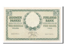 Finland, 5 Markkaa, 1918, KM #36, AU(55-58), 2411975