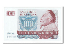 Sweden, 100 Kronor, 1982, KM #54c, AU(55-58), E472606