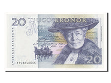 Sweden, 20 Kronor, 1991, KM #61a, UNC(65-70), 1593256635