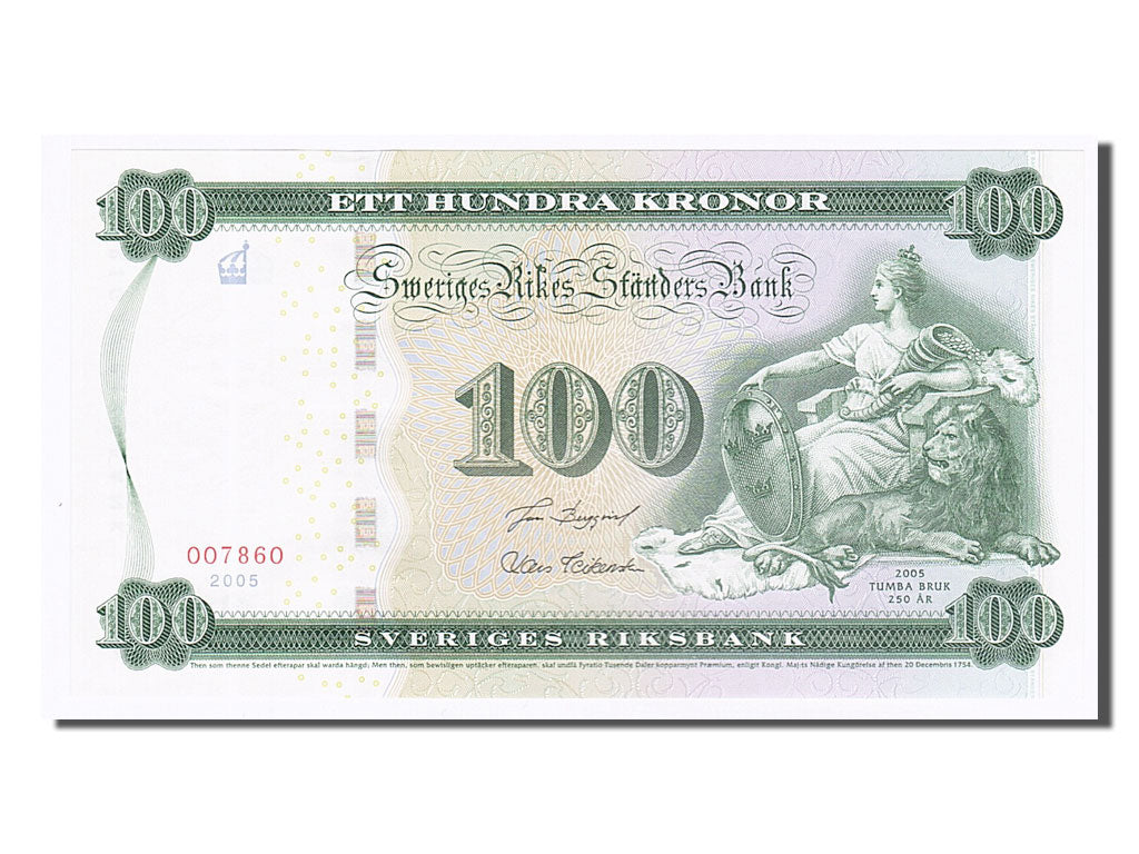 Sweden, 100 Kronor, 2005, KM #68, UNC(65-70), 007860