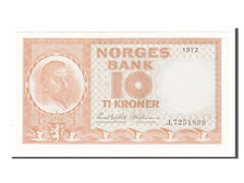 Norway, 10 Kroner, 1972, KM #31f, AU(55-58), J7251898