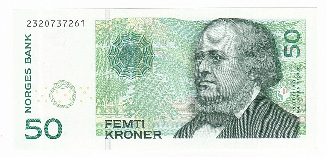 Billete, 50 Kroner, 2005, Noruega, SC
