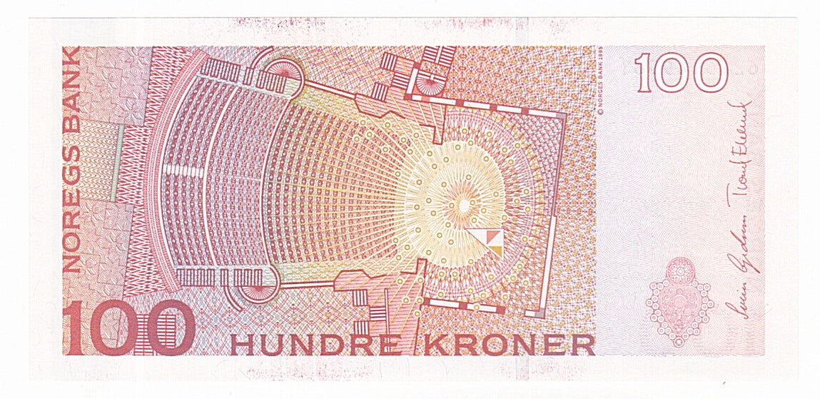 Norvège, 100 Kroner type Flagstad