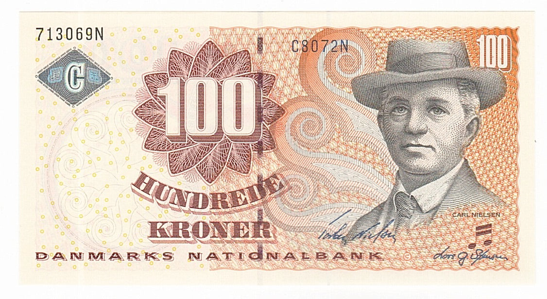 Banknote, Denmark, 100 Kroner, 2007, UNC(65-70)