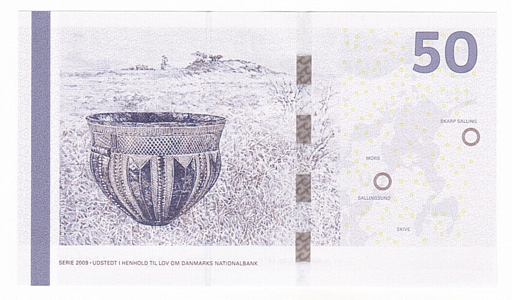 Denmark, 50 Kroner, 2009, KM #65a, UNC(65-70), 032266N