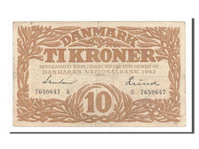 Denmark, 10 Kroner, 1942, KM #31l, VF(20-25), S7659647