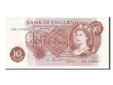 Great Britain, 10 Shillings, 1962, KM #373b, AU(50-53), 32E