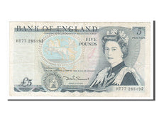 Billet, Grande-Bretagne, 5 Pounds, 1980, TTB