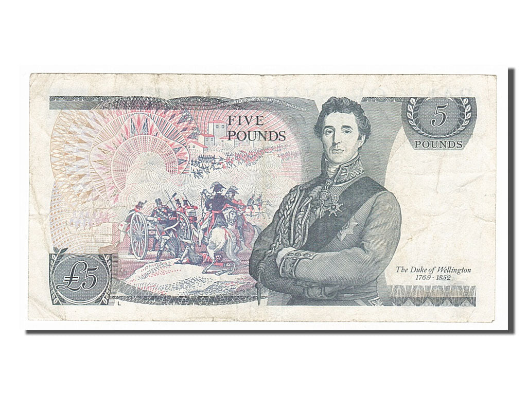 Billet, Grande-Bretagne, 5 Pounds, 1980, TTB