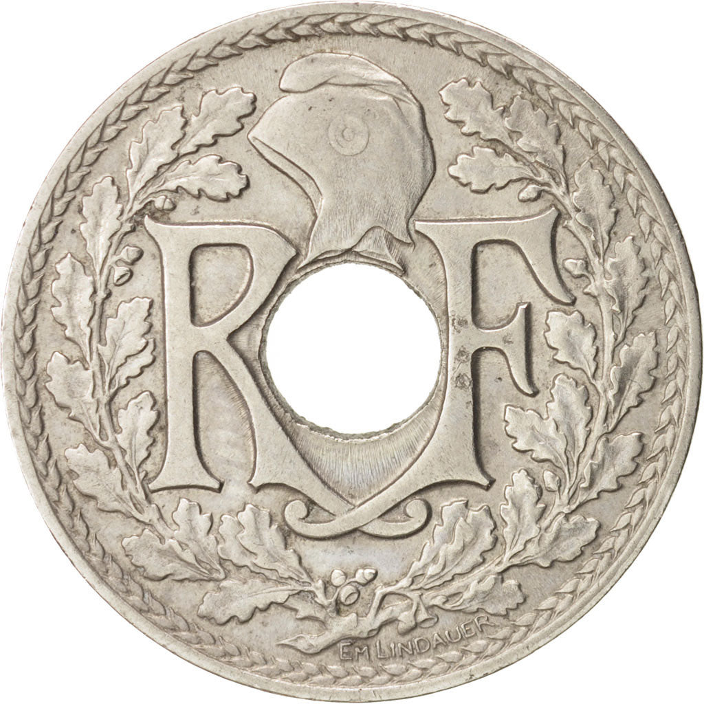 Coin, France, Lindauer, 25 Centimes, 1915, EF(40-45), Nickel, KM:867