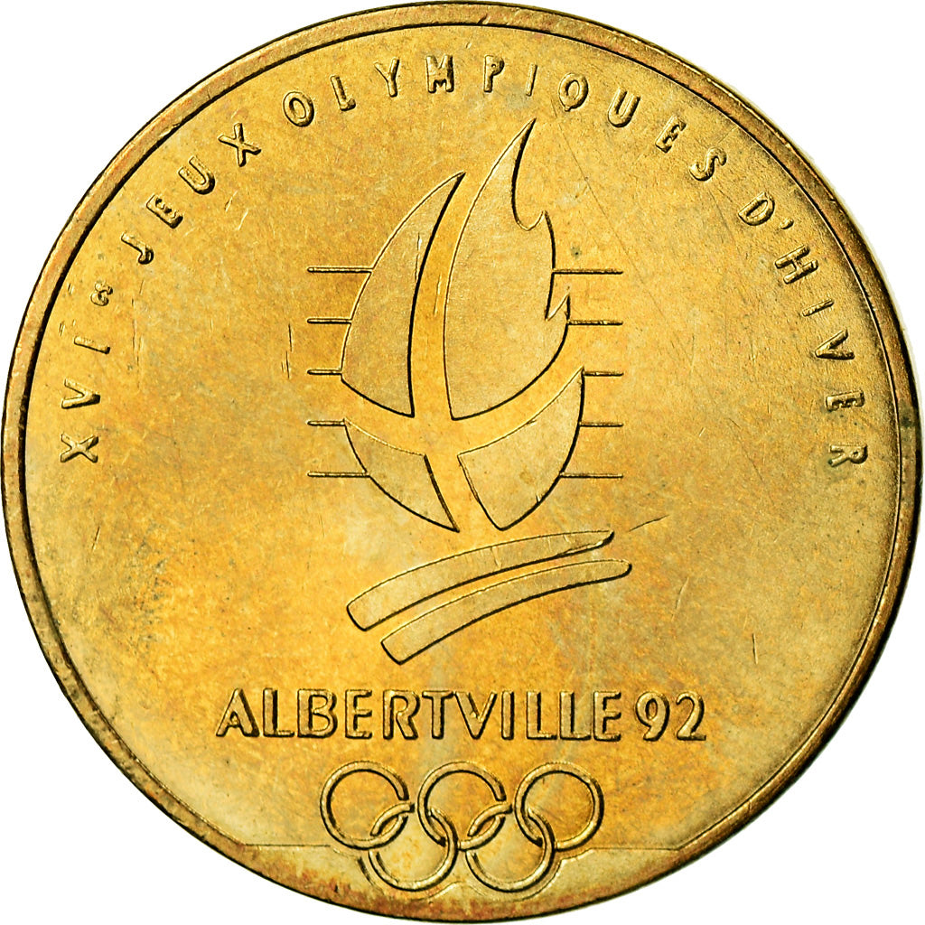Francia, medalla, XVIème Jeux Olympiques d'Hiver d'Albertville, 1992, SC, Cobre