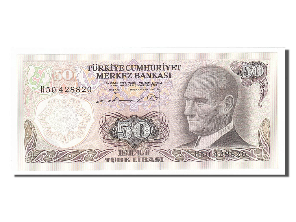 Banknote, Turkey, 50 Lira, 1976, UNC(65-70)