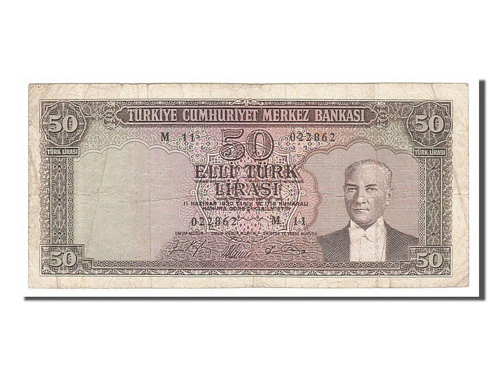 Turchia, 50 Lira, 1960, 1960-02-15, MB