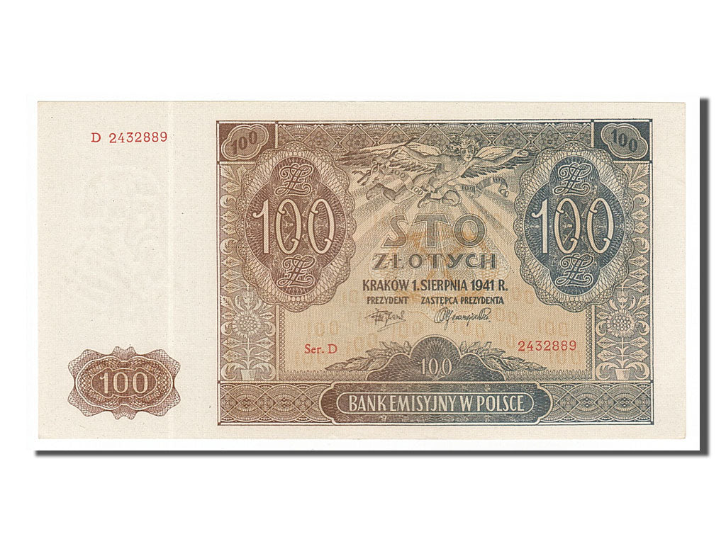 Banknote, Poland, 100 Zlotych, 1941, 1941-09-01, UNC(65-70)