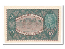 Poland, 10 Marek, 1919, KM #25, 1919-08-23, UNC(65-70), CQ