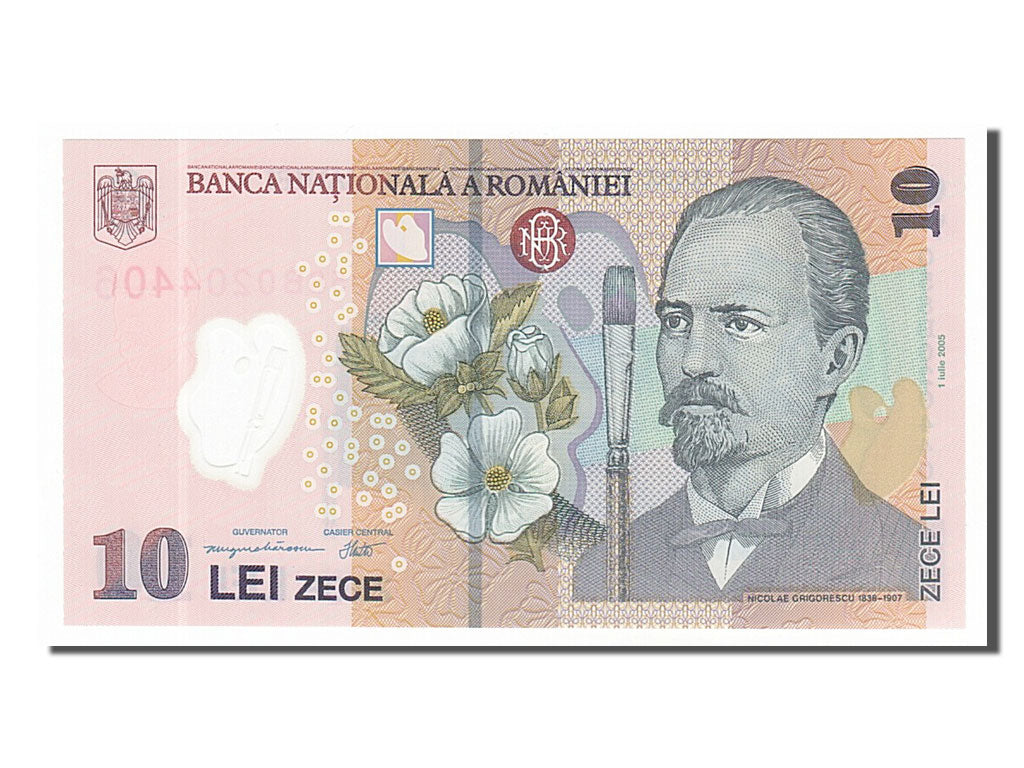Banknote, Romania, 10 Lei, 2005, 2005-07-01, UNC(65-70)