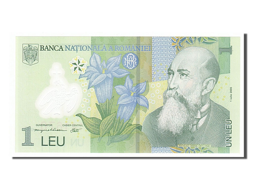 Banconote, Romania, 1 Leu, 2005, 2005-07-01, BB