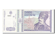 Romania, 5000 Lei, 1993, KM #104a, 1993-05-01, AU(50-53), 012802