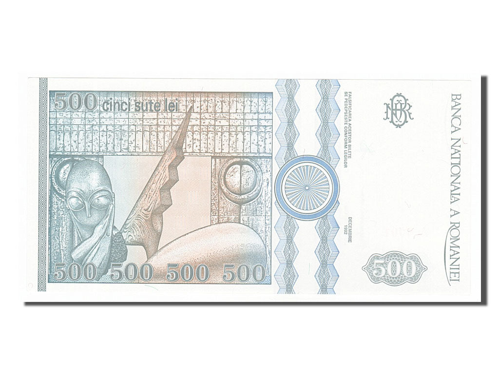 Banknote, Romania, 500 Lei, 1992, 1992-12-01, UNC(65-70)