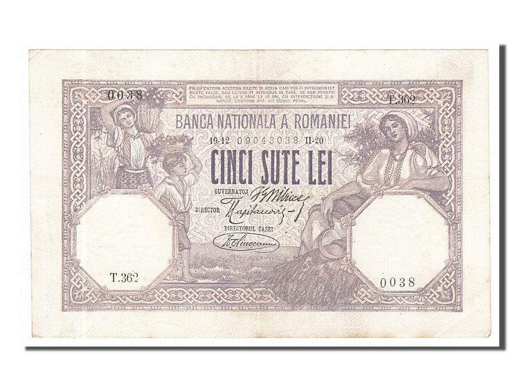 Roumanie, 500 Lei type 1909-16