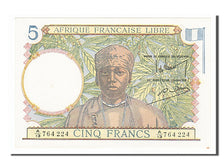 French Equatorial Africa, 5 Francs, 1941, KM #6a, UNC(63), A/13