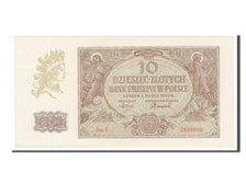 Poland, 10 Zlotych, 1940, KM #94, 1940-03-01, UNC(63), J 2859698