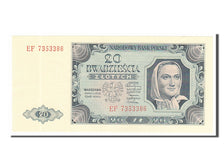 Pologne, 20 Zlotych type 1948