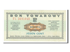 Poland, 1 Cent, 1969, KM #FX21, UNC(60-62), FL 3691040