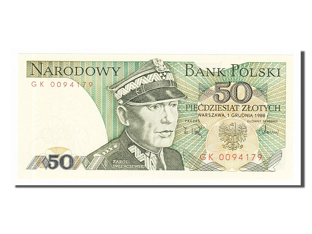 Banknote, Poland, 50 Zlotych, 1988, 1988-12-01, UNC(65-70)