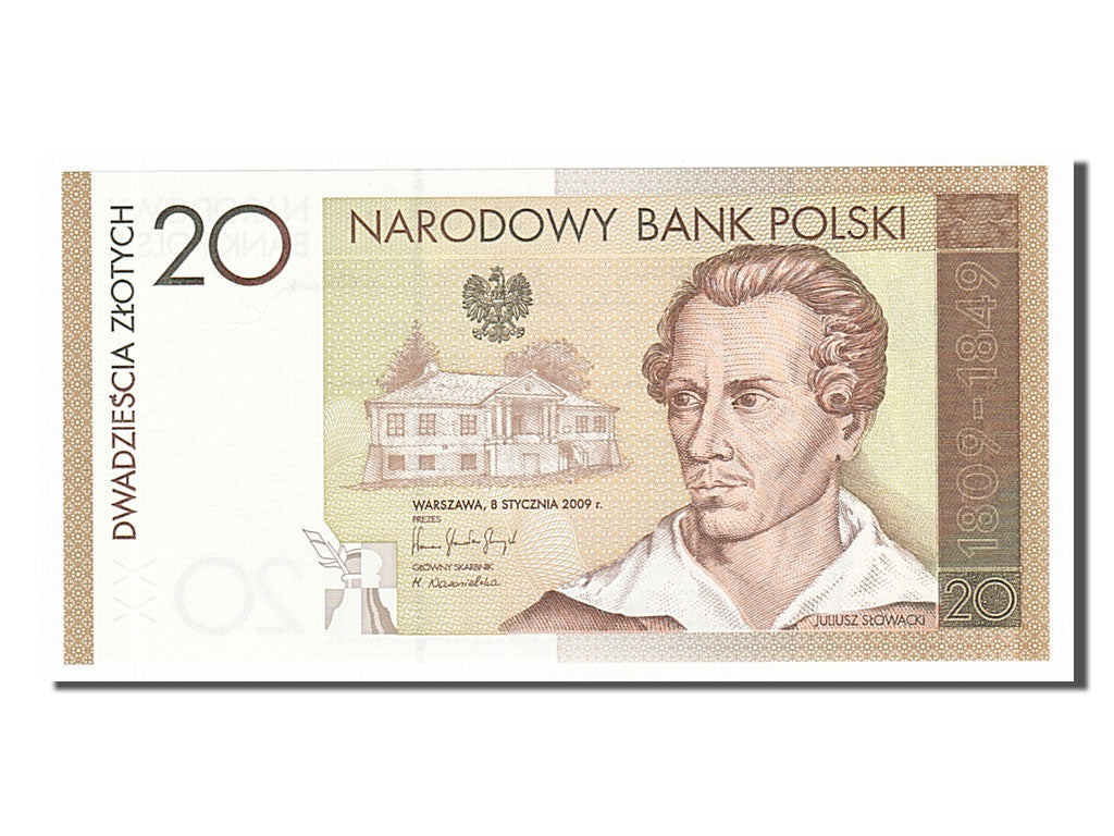 Poland, 20 Zlotych, 2009, KM #180, 2009-09-23, UNC(65-70), JS0055411