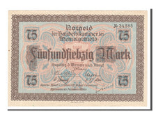 Banknote, Memel, 75 Mark, 1922, 1922-02-12, AU(55-58)