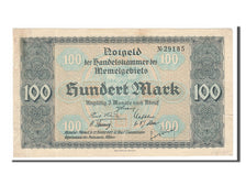 Banknote, Memel, 100 Mark, 1922, 1922-02-12, EF(40-45)