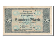 Banknote, Memel, 100 Mark, 1922, 1922-02-12, EF(40-45)