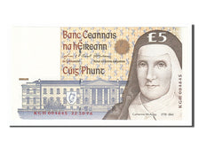 Geldschein, Ireland - Republic, 5 Pounds, 1996, 1996-10-22, UNZ-