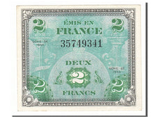 France, 2 Francs, 1944 Flag/France, 1944, KM #114a, 1944-06-01, UNC(60-62),...
