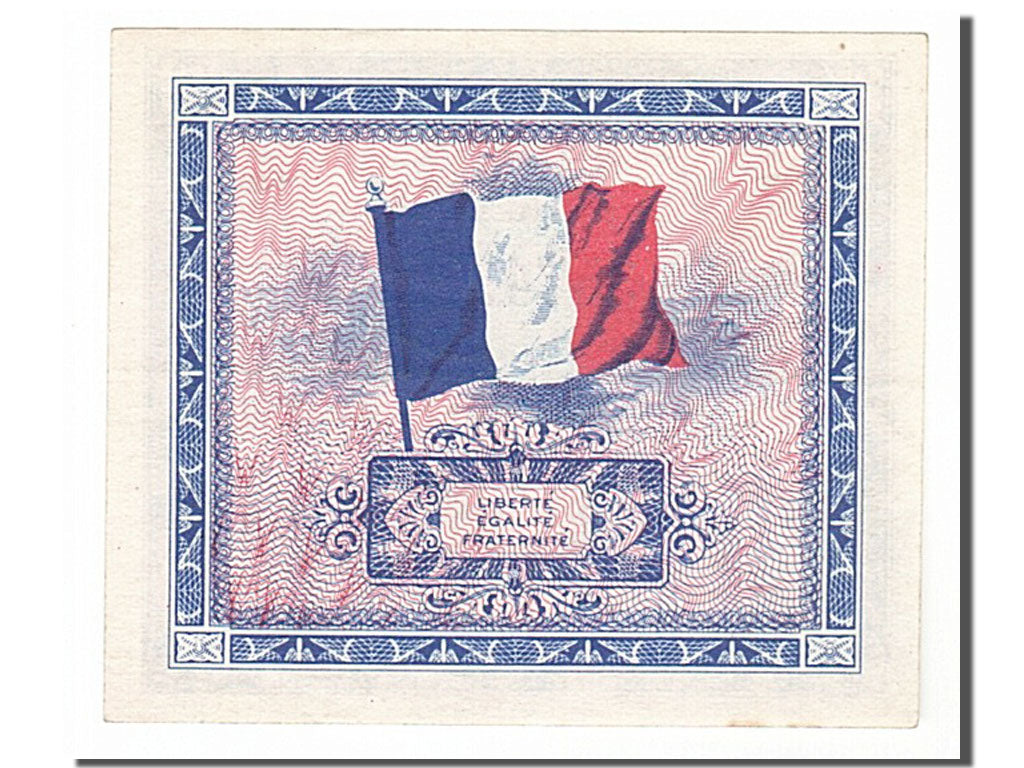 France, 2 Francs, 1944 Flag/France, 1944, KM #114a, 1944-06-01, UNC(60-62),...