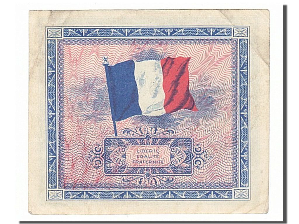 France, 10 Francs, 1944 Flag/France, 1944, KM #116a, 1944-06-01, AU(50-53),...