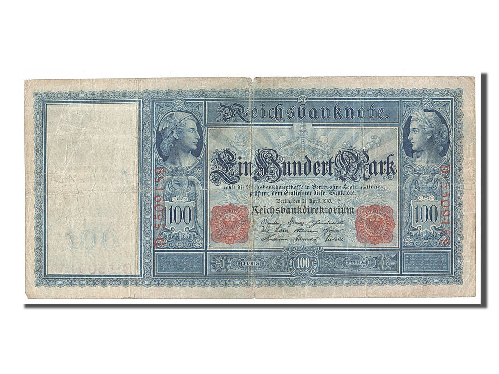 Banknote, Germany, 100 Mark, 1910, 1910-04-21, VF(30-35)