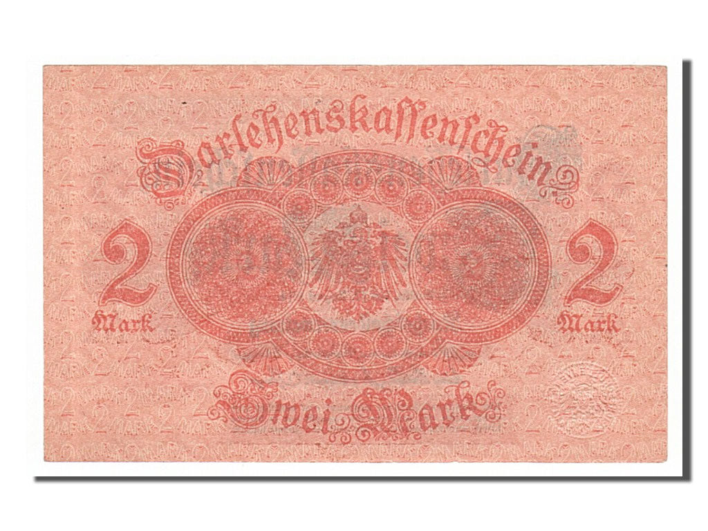 Banknote, Germany, 2 Mark, 1914, 1914-08-12, UNC(63)