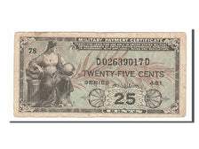Etats-Unis, 25 Cents type Series 481