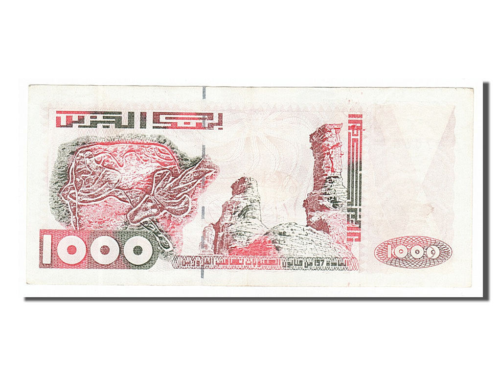 Billet, Algeria, 1000 Dinars, 1998, 1998-10-06, TTB+