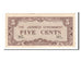 Banknote, Netherlands Indies, 5 Cents, 1942, UNC(63)