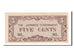 Banknote, Netherlands Indies, 5 Cents, 1942, UNC(63)