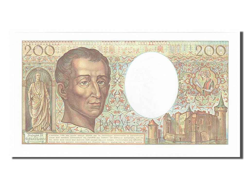 Billet, France, 200 Francs, 200 F 1981-1994 ''Montesquieu'', 1982, NEUF