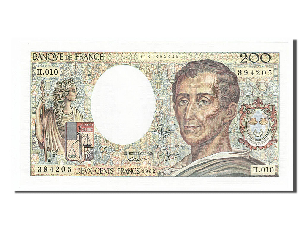 Billet, France, 200 Francs, 200 F 1981-1994 ''Montesquieu'', 1982, NEUF