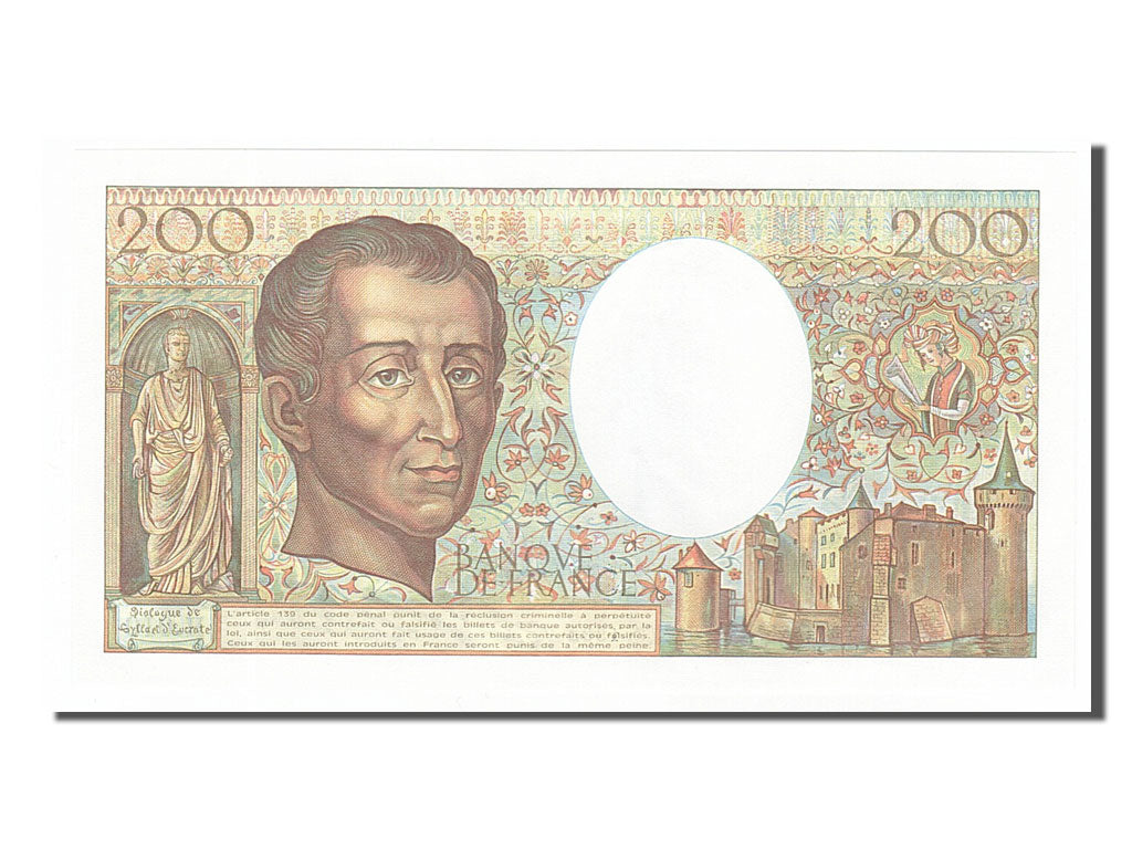 Billet, France, 200 Francs, 200 F 1981-1994 ''Montesquieu'', 1982, NEUF