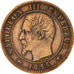 Frankreich, Napoleon III, Centime, 1855, Paris, EF(40-45), Bronze, KM 775.1
